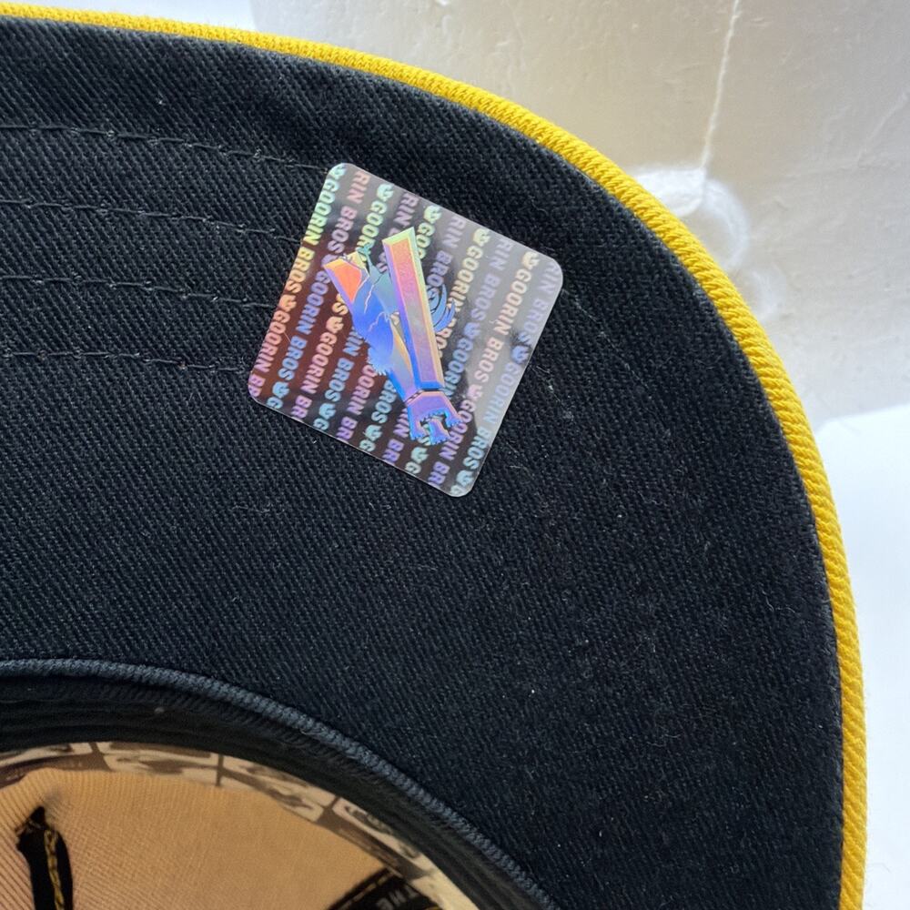 Goorin Bros Yellow Winner Horse Trucker Hat Adjustable Snapback - Picture 5 of 7